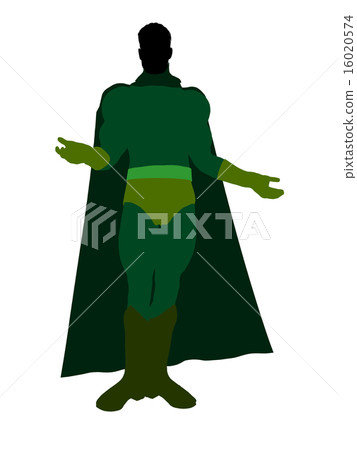 Male Super Hero Illustration Silhouette 16020574