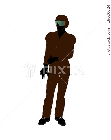 Male Pilot Illustration Silhouette Male Pilot Illustration Silhouette 16020624