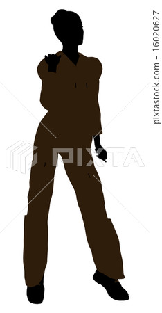 Female Mechanic Silhouette Female Mechanic Silhouette 16020627