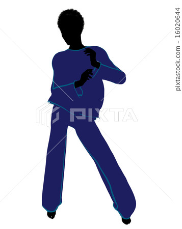 African American Woman Lingerie Silhouette African American Woman Lingerie Silhouette 16020644