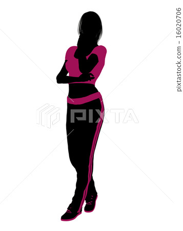 Female Workout Silhouette Female Workout Silhouette 16020706