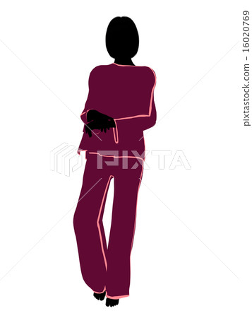 Woman Lingerie Silhouette Woman Lingerie Silhouette 16020769