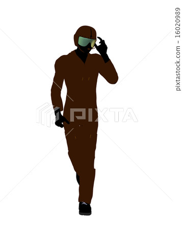 Male Pilot Illustration Silhouette Male Pilot Illustration Silhouette 16020989