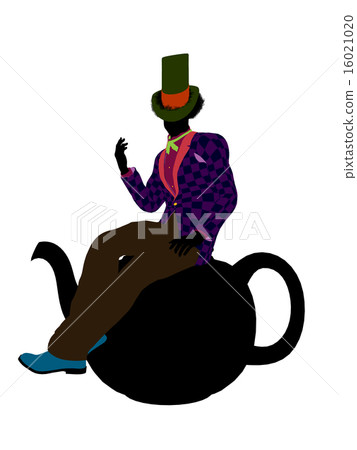 MadHatter Silhouette Illustration 16021020