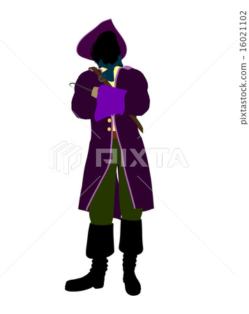 Captain Hook Silhouette Illustration Captain Hook Silhouette Illustration 16021102