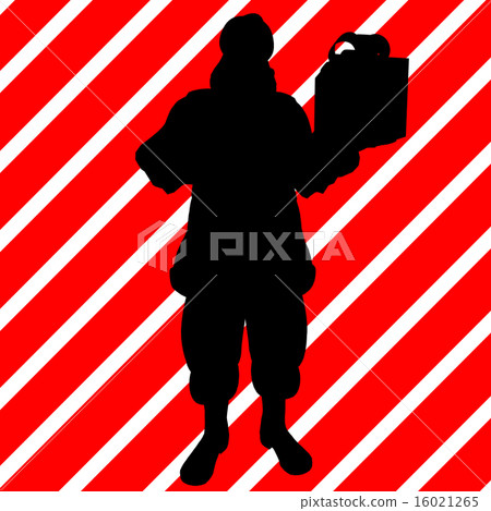 Christmas Shopping Silhouette Illustration Christmas Shopping Silhouette Illustration 16021265