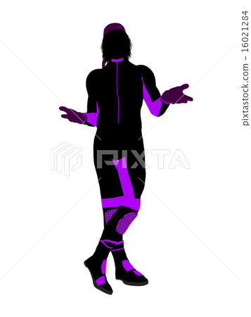 Male Motorcycle Rider Art Illustration Silhouette 16021284