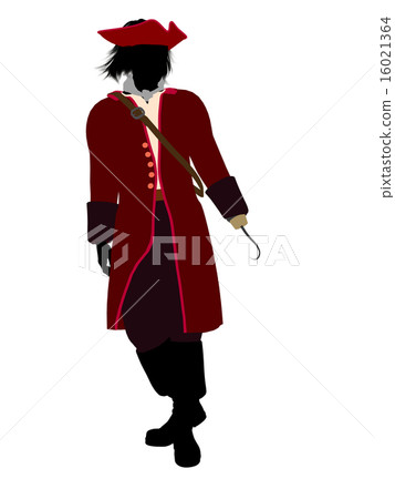 Captain Hook Silhouette Illustration 16021364
