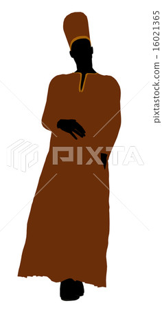 Male Robed Illustration Silhouette 16021365