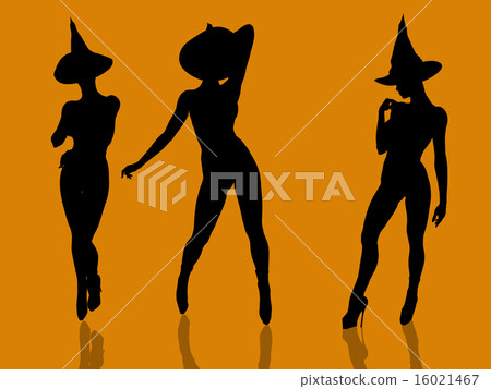 Halloween Illustration silhouette Halloween Illustration silhouette 16021467