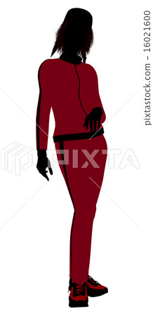 Female Jogger Illustration Silhouette 16021600
