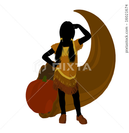 American Indian Art Illustration Silhouette American Indian Art Illustration Silhouette 16021674