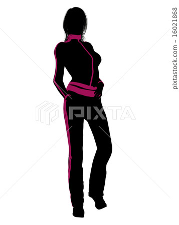 Female Workout Silhouette Female Workout Silhouette 16021868