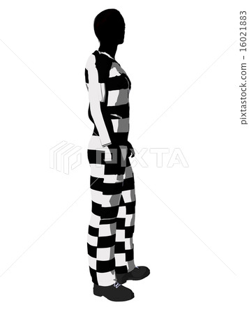 Male Criminal Silhouette Illustration 16021883