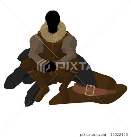 William Shakespeare Illustration Silhouette 16022120