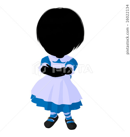 Little Alice In Wonderland Silhouette Little Alice In Wonderland Silhouette 16022134