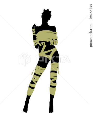 African American Female Mummy Illustration Silhouette African American Female Mummy Illustration Silhouette 16022135