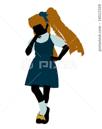 Goldielocks Silhouette Illustration 16022509