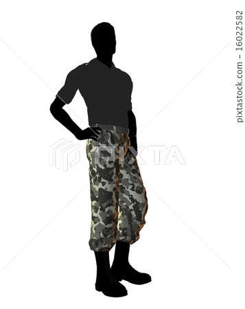 Male Soldier Illustration Silhouette Male Soldier Illustration Silhouette 16022582