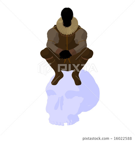 William Shakespeare Illustration Silhouette 16022588