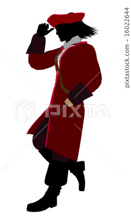 Captain Hook Silhouette Illustration Captain Hook Silhouette Illustration 16022644