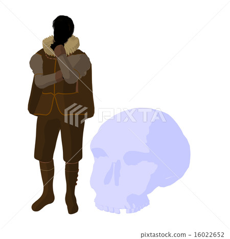 William Shakespeare Illustration Silhouette 16022652