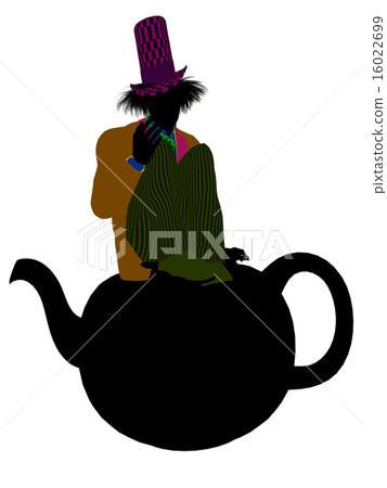 MadHatter Silhouette Illustration 16022699
