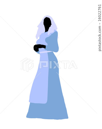 Female Biblical Silhouette Illustration 16022761