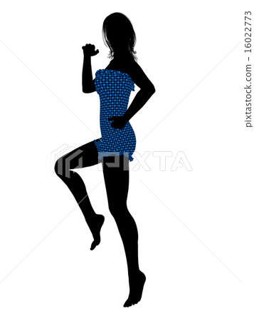 Female Swimsuit Silhouette 16022773