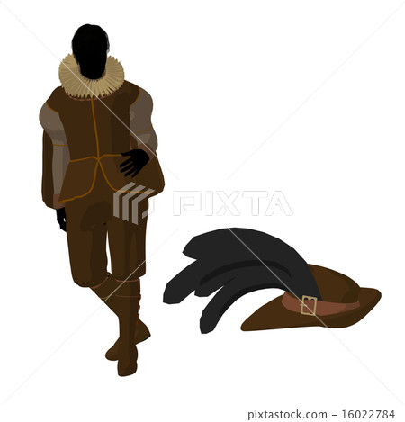 William Shakespeare Illustration Silhouette 16022784