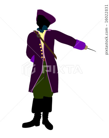 Captain Hook Silhouette Illustration 16022831