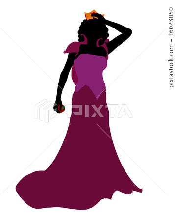 Evil Queen Silhouette Illustration 16023050
