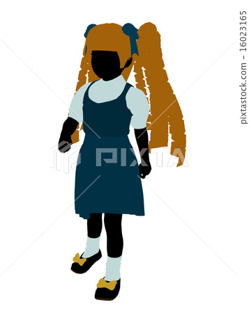Goldielocks Silhouette Illustration 16023165