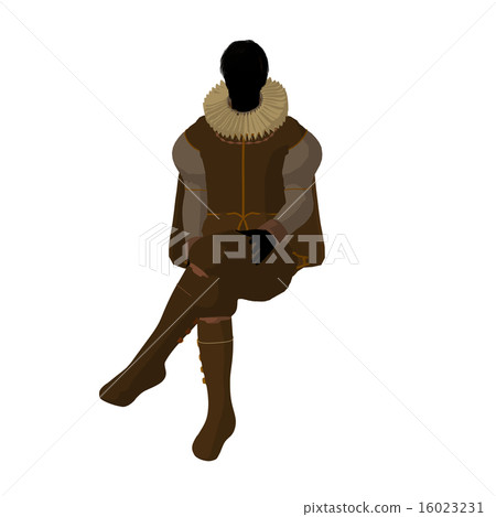 William Shakespeare Illustration Silhouette 16023231