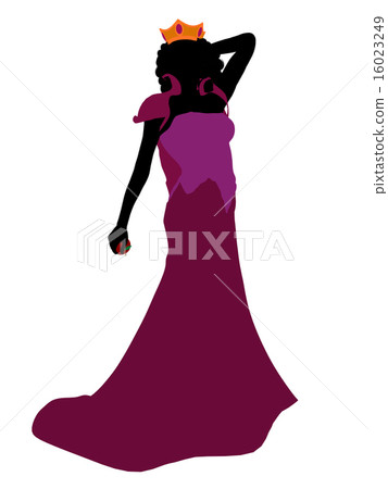 Evil Queen Silhouette Illustration 16023249