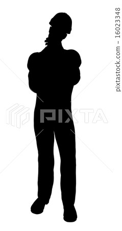 Male Construction Worker Illustration Silhouette 16023348