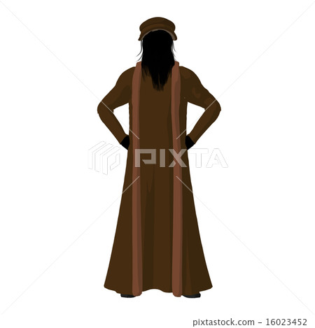 Leonardo Da Vinci Illustration Silhouette 16023452