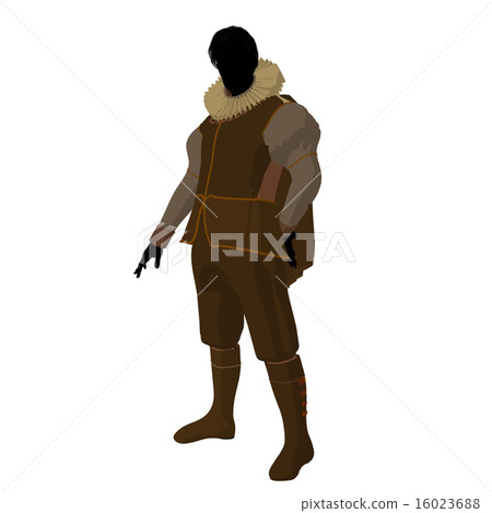 William Shakespeare Illustration Silhouette 16023688