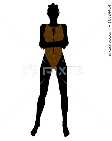 African American Female Swimsuit Silhouette African American Female Swimsuit Silhouette 16024414