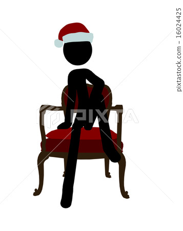 Christmas Stickman Illustration Silhouette Christmas Stickman Illustration Silhouette 16024425