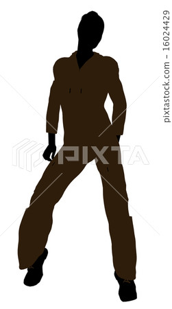 Female Mechanic Silhouette Female Mechanic Silhouette 16024429