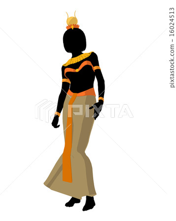 Nefertiti Illustration Silhouette 16024513