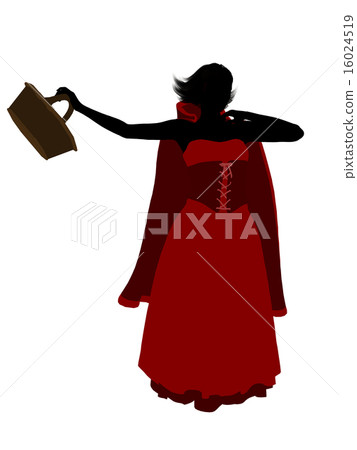 Little Red Riding Hood Silhouette Illustration Little Red Riding Hood Silhouette Illustration 16024519