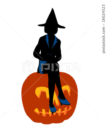 Halloween Witch Art Illustration Silhouette 16024523