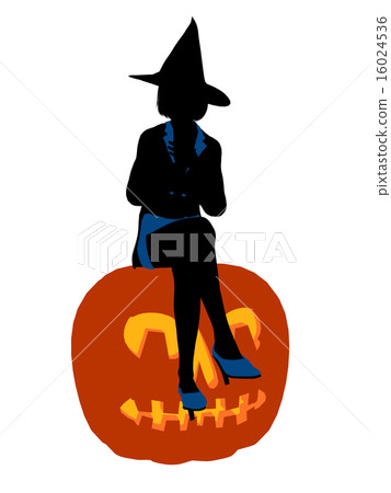 Halloween Witch Art Illustration Silhouette 16024536