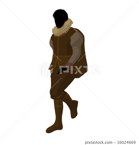 William Shakespeare Illustration Silhouette 16024669