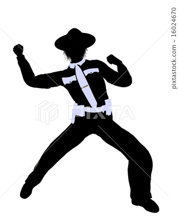 Female Police Officer Illustration Silhouette 16024670