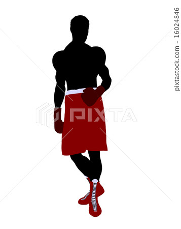 Male Boxer Illustration Silhouette 16024846