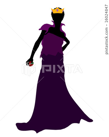 Evil Queen Silhouette Illustration 16024847