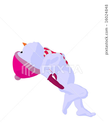 Snowgirl Art Illustration Silhouette 16024848
